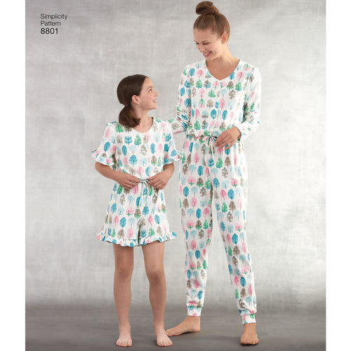 Simplicity Easy-To-Sew Girls & Misses Jumpsuit Or Romper