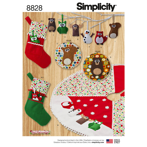 Simplicity Red Marionette Holiday Decorating