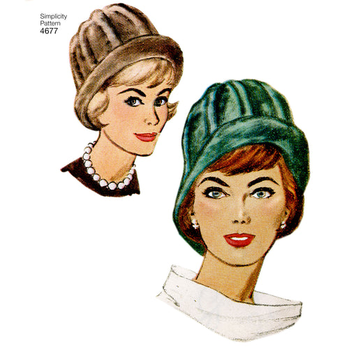 Simplicity Misses 1960S Vintage Hats