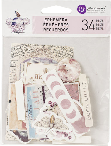 Prima Marketing Moon Child Cardstock Ephemera 31/Pkg