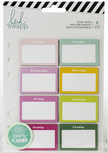 Heidi Swapp Memory Planner Sticky Notes 8/Pkg