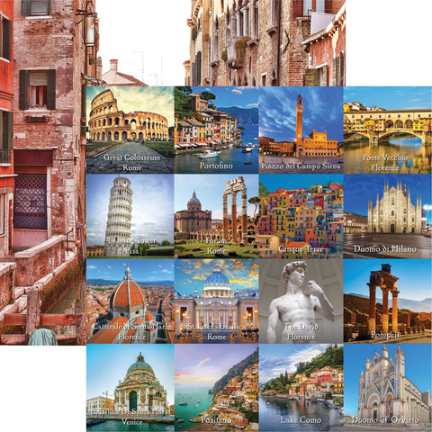 Italy Double-Sided Cardstock 12"X12"