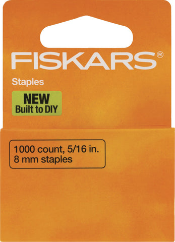 Fiskars Built to DIY Precision Staple Gun Staples 1,000/Pkg