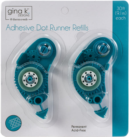 Gina K Designs Adhesive Dot Runner Refill 30ft 2/Pkg