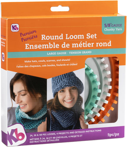 Knitting Board Chunky Round Loom 3/Pkg