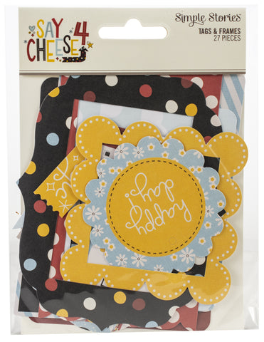 Say Cheese 4 Tags & Frames Die-Cuts 25/Pkg