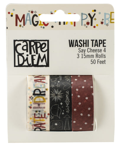 Simple Stories Say Cheese 4 Washi Tape 3/Pkg