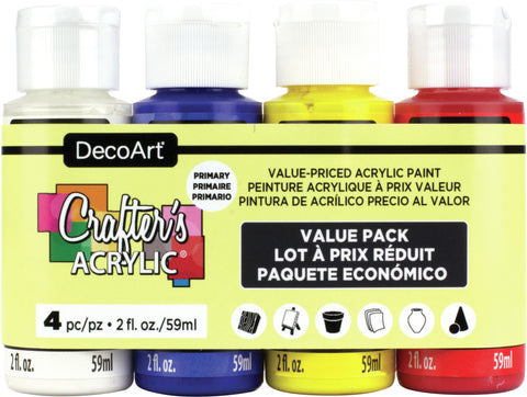 Crafter's Acrylic Value Pack 4/Pkg
