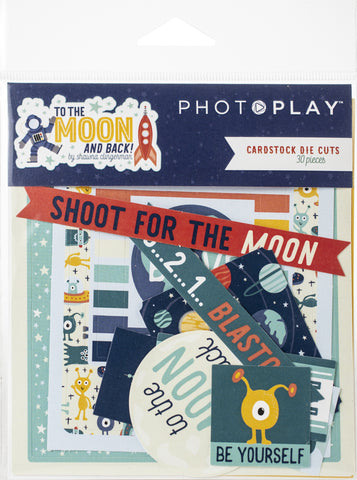 To The Moon And Back Ephemera Cardstock Die-Cuts 30/Pkg