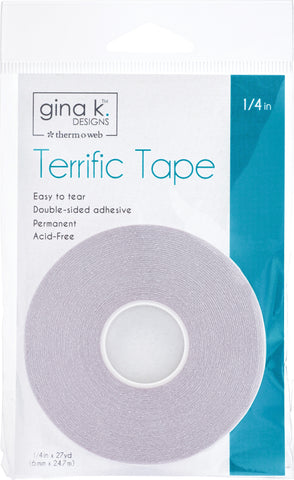 Gina K Terrific Tape 1/4"X27yds