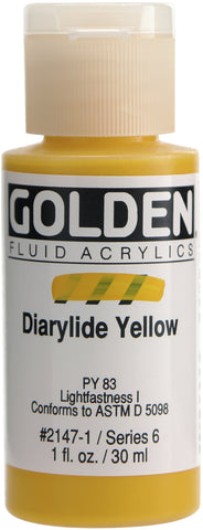 Golden Fluid Acrylic Paint Series 6 1oz