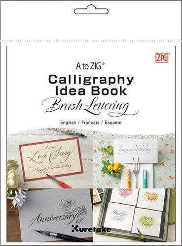 A to ZIG Calligraphy Idea Book-Brush Lettering