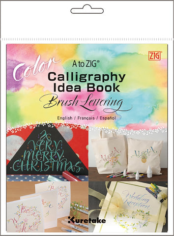 A to ZIG Calligraphy Idea Book-Color Brush Lettering