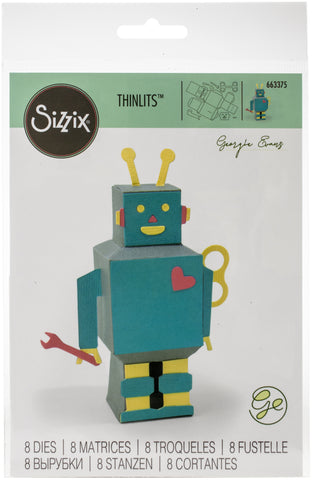 Sizzix Thinlits Dies By Georgie Evans 8/Pkg