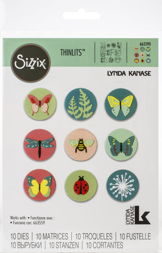 Sizzix Thinlits Dies By Lynda Kanase 10/Pkg