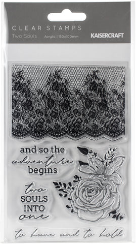 Two Souls Clear Stamps 6"X4"