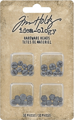 Idea-Ology Metal Hardware Heads 32/Pkg