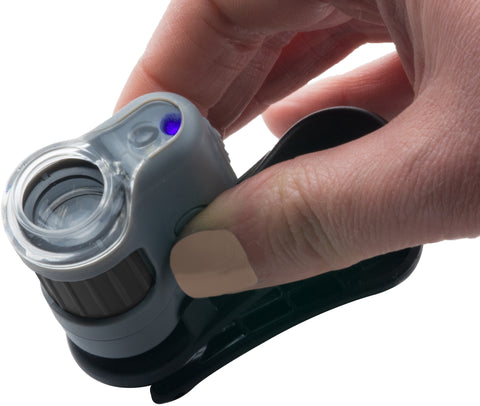 Carson MicroMini 20X Lighted Pocket Microscope