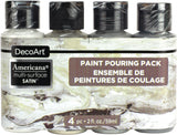 Americana Multi-Surface Satin Paint Pouring Pack 4/Pkg