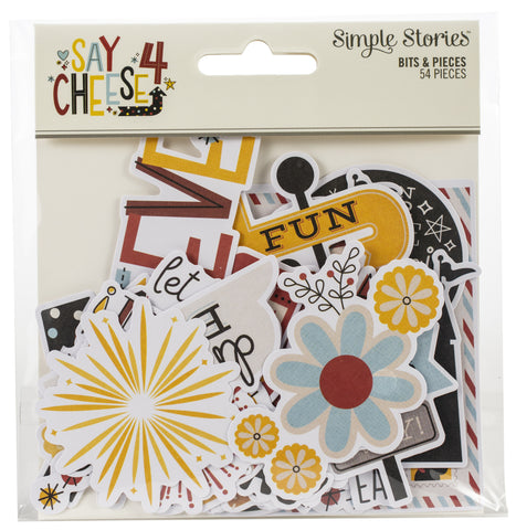 Say Cheese 4 Bits & Pieces Die-Cuts 54/Pkg