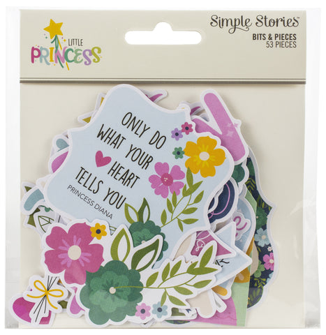 Little Princess Bits & Pieces Die-Cuts 53/Pkg