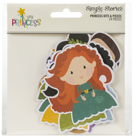 Little Princess Bits & Pieces Die-Cuts 24/Pkg