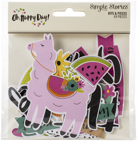 Oh Happy Day Bits & Pieces Die-Cuts 69/Pkg
