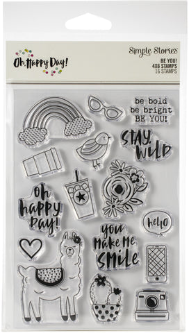 Oh Happy Day Photopolymer Clear Stamps