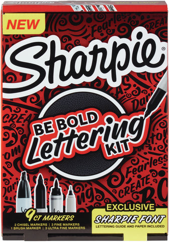 Sharpie Be Bold Lettering Kit 9/Pkg