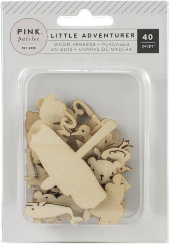 Little Adventurer Wood Veneer Shapes 40/Pkg