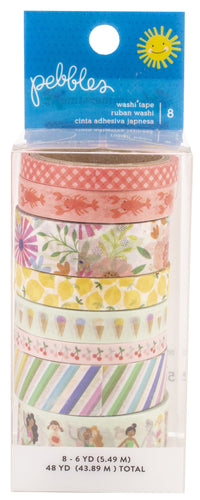 Oh Summertime Washi Tape 8/Pkg