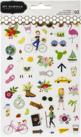 Chasing Adventures Clear Stickers 93/Pkg