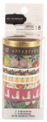 Chasing Adventures Washi Tape 8/Pkg