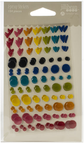 Rainbow Roux Epoxy Stickers 69/Pkg