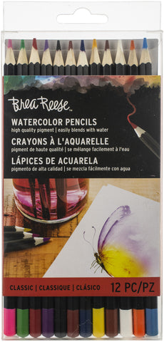 Brea Reese Watercolor Pencils 12/Pkg