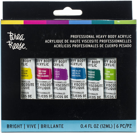 Brea Reese Acrylic Paint Set 6/Pkg