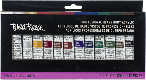 Brea Reese Acrylic Paint Set 12/Pkg