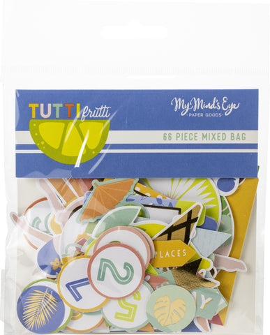 Tutti Frutti Mixed Bag Cardstock Die-Cuts 66/Pkg