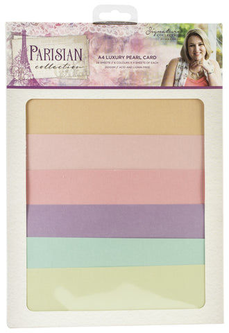 Parisian Luxury Pearl Cardstock 250gsm A4 24/Pkg