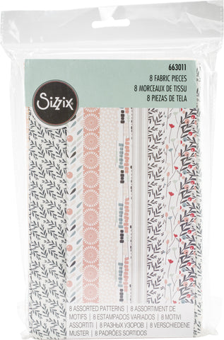Sizzix Fabric Pieces 21.625"X17.75" 8/Pkg