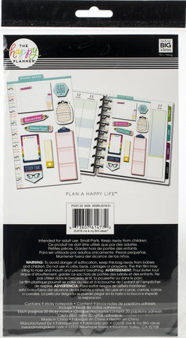 Happy Planner Sticky Notes 180/Pkg