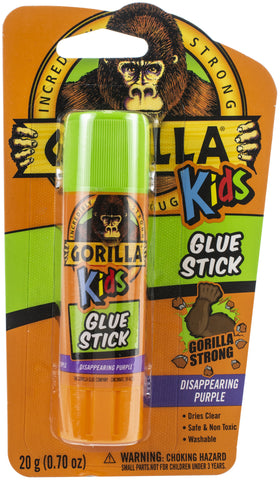Gorilla Glue Washable School Glue Stick - Purple