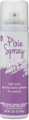 iCraft Removable Pixie Spray For Stencils 3.8oz