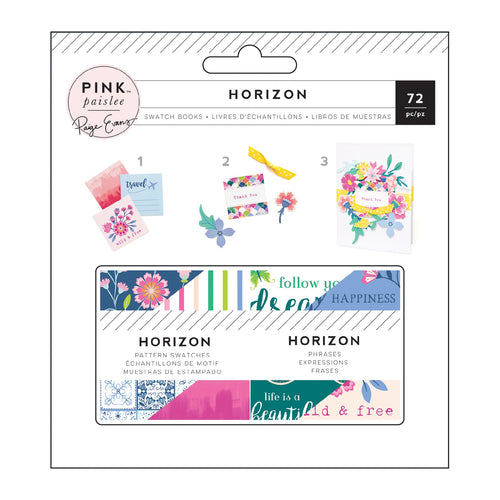 Paige Evans Horizon Mini Swatch Books 2"X2" 2/Pkg