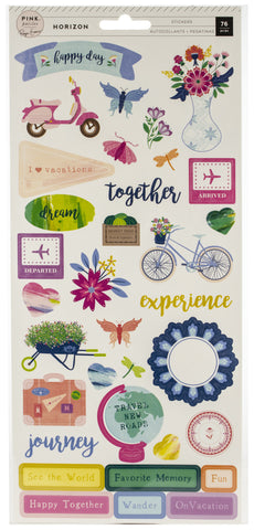 Paige Evans Horizon Cardstock Stickers 5.5"X12" 2/Pkg