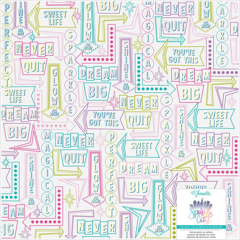 Shimelle Sparkle City Vellum 12"X12"