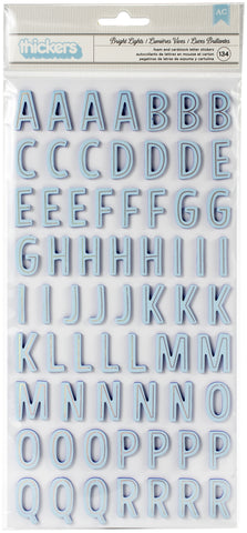 Shimelle Sparkle City Thickers Stickers 5.5"X11" 134/Pkg