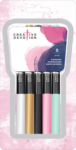 Creative Devotion Galaxy Markers 5/Pkg