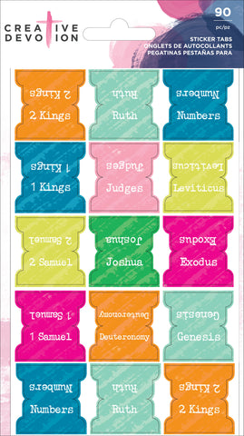 Creative Devotion Book Tab Stickers