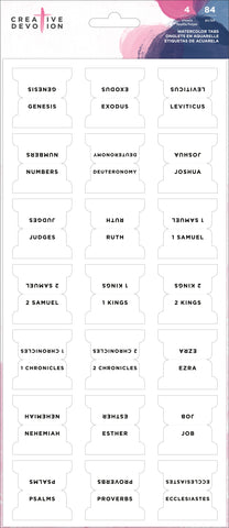 Creative Devotion Page Tab Stickers